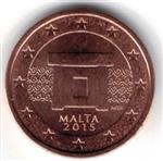 Malta 2 Cent 2015 UNC