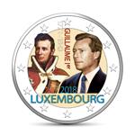 Luxemburg 2 Euro 2018 Willem I Gekleurd