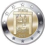 Malta 2 Euro 2018 Cultureel Erfgoed