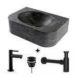 Fontein hardsteen Saniflex Flow links Black edition