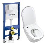 Geberit inbouwreservoir met douche wc complete set