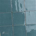 Oud Makkum blauwe handvorm tegels 13x13 cm-45m²