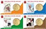 Vaticaan 2020 Coincard + Postzegel Nr. 32 + 33 + 34 +35