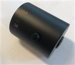 Losse thermostaatknop opbouwtherm.mat-zwart