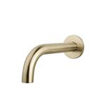 Inbouw-uitloop rond 20cm 1/2'' geborsteld messing