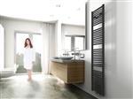 Elara sierradiator mat- zwart 1817x450 m/o aansl.