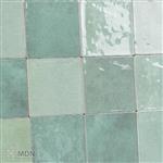 Zellige Verde 10x10 turquoise mix wandtegels-59m²