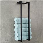 Industrieel handdoeken opberg rek mat zwart