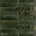 Ragno Look Olivio handvorm tegels 6x24 cm langwerpig donker groen-65m²