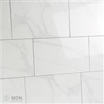 Glans wit marmer carrara look keramische wandtegels 25x40 cm-18.50m²