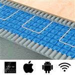 Elektrische vloerverwarming met wifi voor ios en android complete set