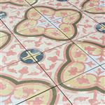 Keramische portugese vintage vloertegels 20x20 roze-35m²