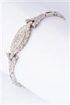 9 krt. armband met diamanten