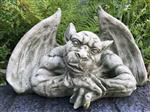 De XL Denker - Gargoyle - decoratie voor de muur - Stone Monster - middeleeuws figuur