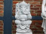 Beeld Ganesha 1 - de God van de Wijsheid, Welvaart en Geluk - Vol Steen