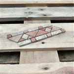 MTC Marmer Strip Rojo Allicante Rood Bruin 7x20cm