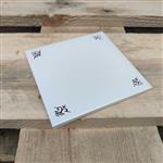 Oud Hollands Creme Hoekdecor 10,8x10,8cm