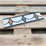 Impronta Marmi Bianco Carrara Geometrico 9,5x34cm