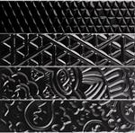 Quintessenza Memento MEM108L Nero Lucido Trame 5x20cm