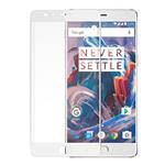 Professionele OnePlus 3 Tempered Glass 3D Design Full Screen Coverage Wit