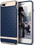 Caseology ® Parallax Series Shock Proof Grip Case iPhone 7+/8+(Plus) Navy Blue + Screenprotector