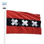 Vlag AMSTERDAM | Spun-polyester | 2 maten