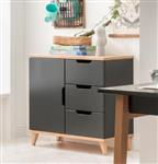 Infans Color commodekast Antraciet/beuken - Infans