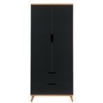 Infans Color 2- of 3-deurskast Antraciet/beuken - Infans