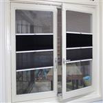 Dubbel stof plissé 20 mm Blackout Tenebra serie