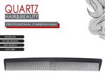 Quartz Hair&Beauty Kapper Carbon Haarkam Zakkam Small Zwart