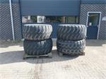 Set Wielen voor kipper / mesttank 25 / 55 R25 8 gat landbouwsteek