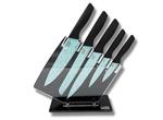 Starlyf Jade Knife Series - 6-delige messenset met messenstandaard