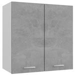 vidaXL Hangkast 60x31x60 cm bewerkt hout betongrijs
