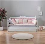 Bianca bedbank met slaaplade - Wit - Almila