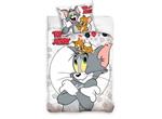 Tom & Jerry Dekbedovertrek – Grijs – 140x200 cm
