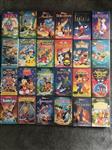 Partij 111 stuks VHS Disney, tekenfilms, film VHS