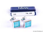 Online Veiling: Bliss Zilveren oorbellen met diamantjes