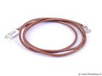 Online Veiling: Ti Sento Leren ketting met zilveren sluiting