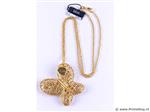 Online Veiling: Bliss ketting met vlindervormige hanger
