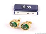 Online Veiling: Bliss Zilveren oorbellen met diamantjes