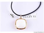 Online Veiling: Ti Sento Touwketting met zilveren hanger