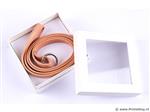 Online Veiling: Ti Sento Leren ketting met zilveren sluit...