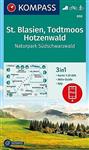 Wandelkaart 898 St. Blasien, Todtmoos, Hotzenwald Kompass