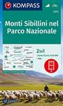 Wandelkaart 2474 Monti Sibillini nel Parco Nazionale Kompass