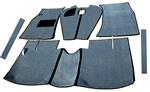 Mattenset Amazon 7 delig pasvorm incl isolatie licht grijs (voor hele vloer) Volvo onderdeel 277221