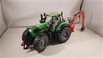 Deutz-Fahr Tractor 7230 TTV + Graafmachine Siku
