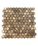 BWS Goud Mozaiek Hexagon 30X30 CM (prijs per stuk)