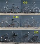 Div. fietsen voor bij station / bus vanaf €.40