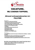 Vacature Personeel gezocht fulltime Meppel