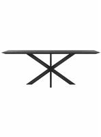 Eettafel Timeless Black Curves - 78 x 210 x 100 cm